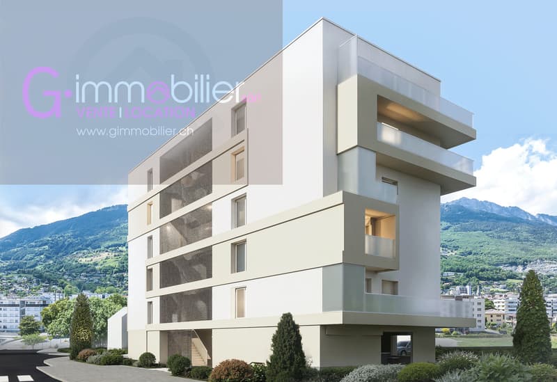Monthey- nouvelle construction - 4.5 pièces de 121m2 au 2ème étage (7)