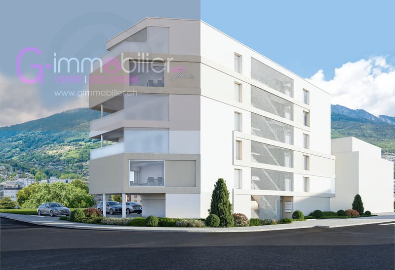 Monthey- nouvelle construction - 4.5 pièces de 121m2 au 2ème étage (5)