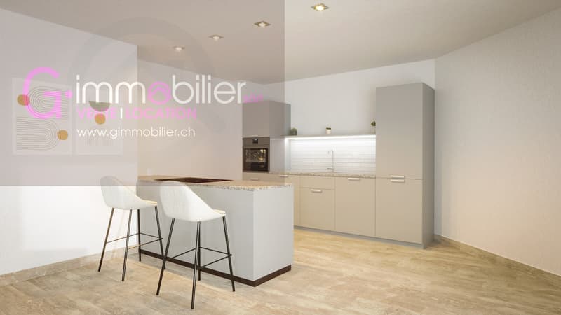 Monthey- nouvelle construction - 4.5 pièces de 121m2 au 2ème étage (4)
