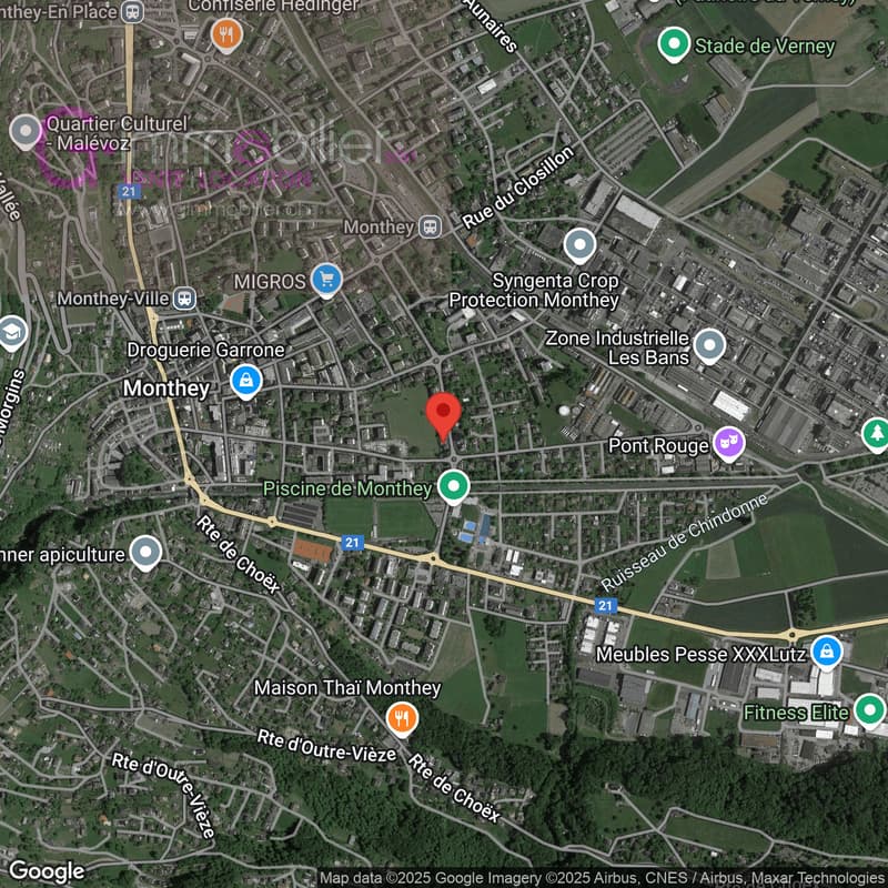 A vendre à Monthey, 3,5 pièces de 104m2 au 1 er étage (8)
