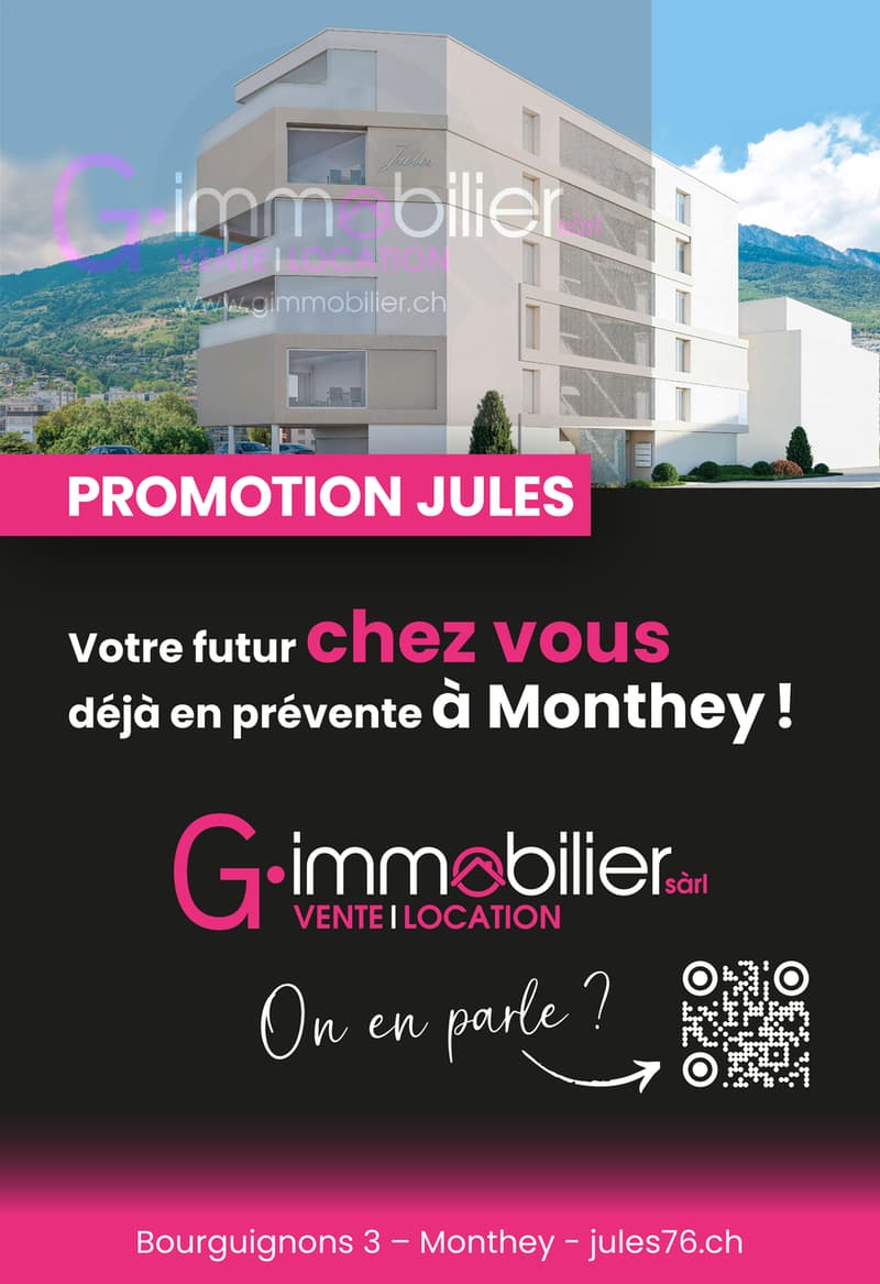 A vendre à Monthey, 3,5 pièces de 104m2 au 1 er étage (13)