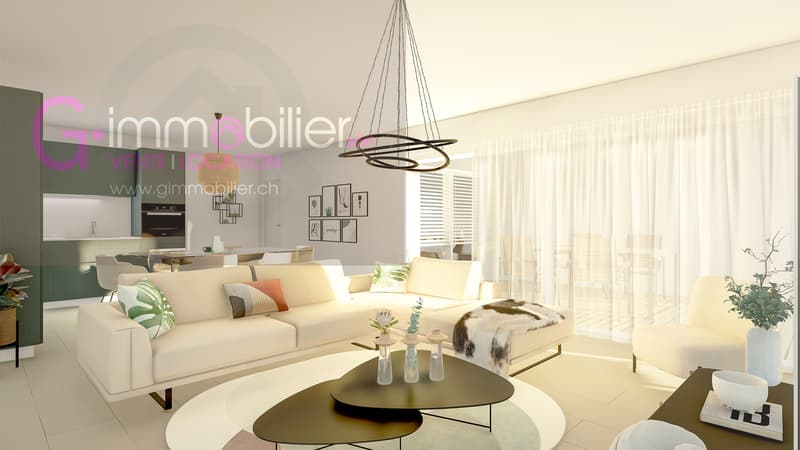 Nouvelle construction à Monthey -Appartements contemporains au coeur du quartier sous gare (3)
