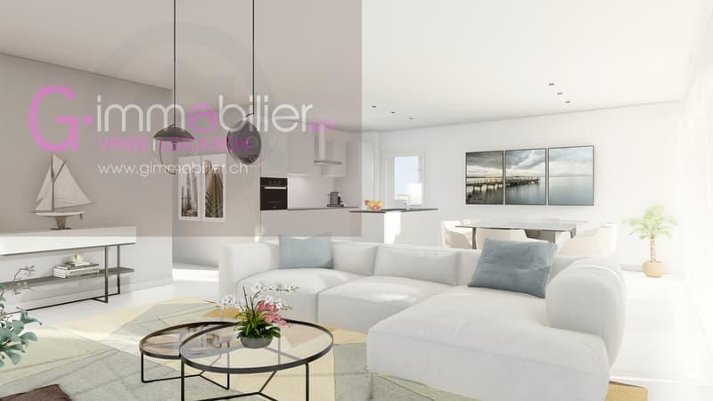 Nouvelle construction à Monthey -Appartements contemporains au coeur du quartier sous gare (2)
