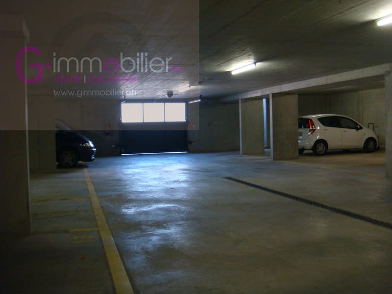 A louer place ce parc dans un garage au sous-sol à Monthey (3)