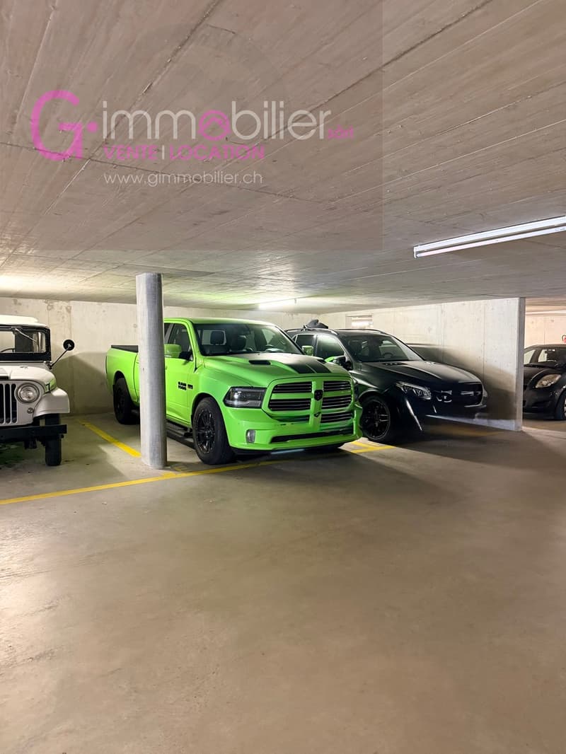 Une ou deux place de parc intérieures dans un parking souterrain (5)