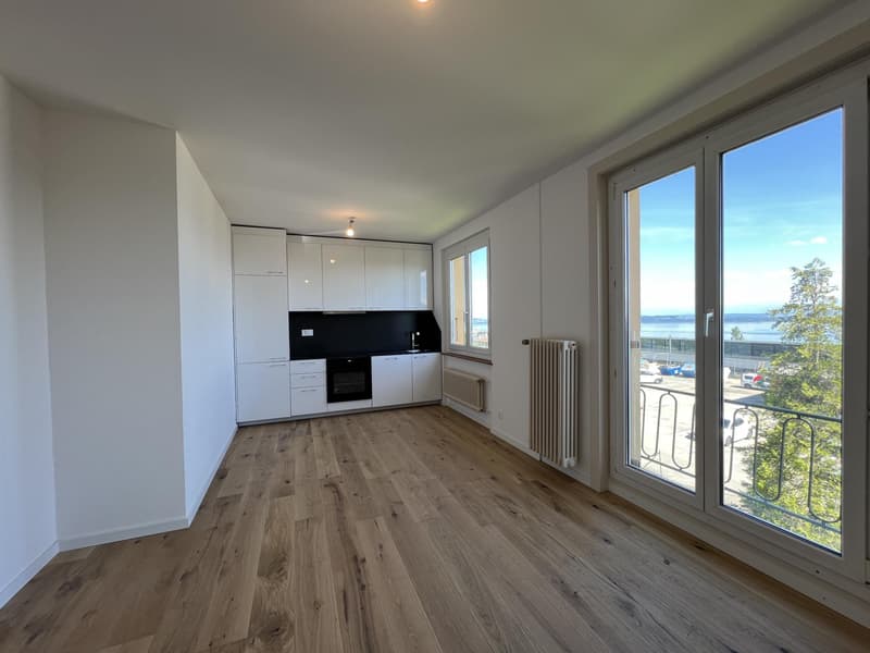 Appartement entièrement rénové avec vue sur le lac et les Alpes (3)