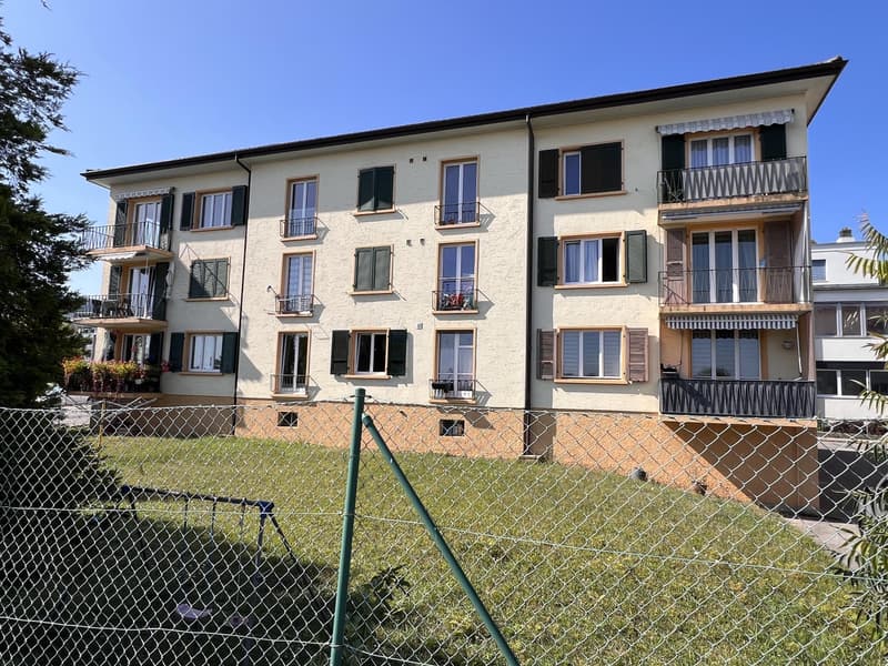 Appartement rénové avec magnifique vue sur le lac et les Alpes (8)