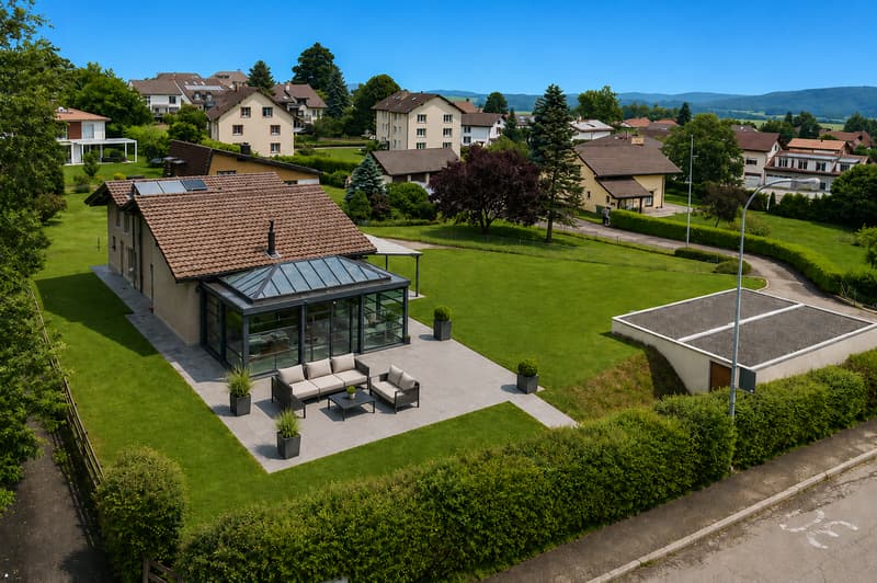 Grande propriété avec deux habitations indépendantes pouvant être réunifiées dans un cadre résidentiel privilégié (1)