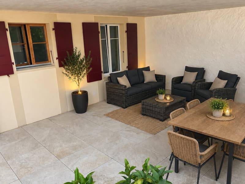 Charmant et spacieux appartement rénové avec terrasse (9)