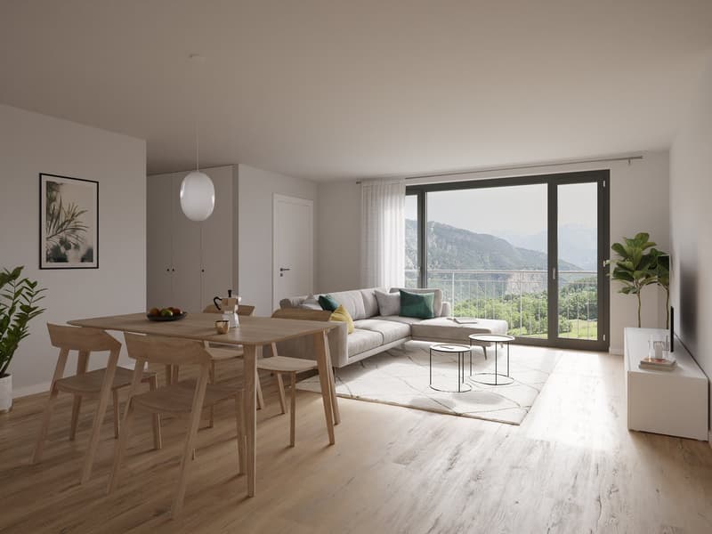 Ayent 4.5 Zimmer im Erdgeschoss (2)