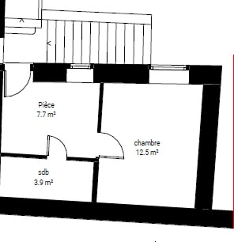 living room, bathroom, bedroom, shower room
