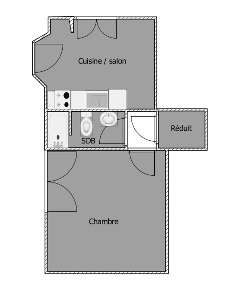 Cent-Pas 2, Corcelles - Studio cosy à louer de suite (7)