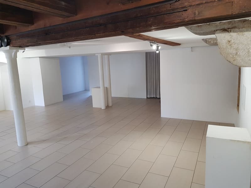 Place de la Collégiale, Valangin - Local commercial à louer sur 2 niveaux (2)
