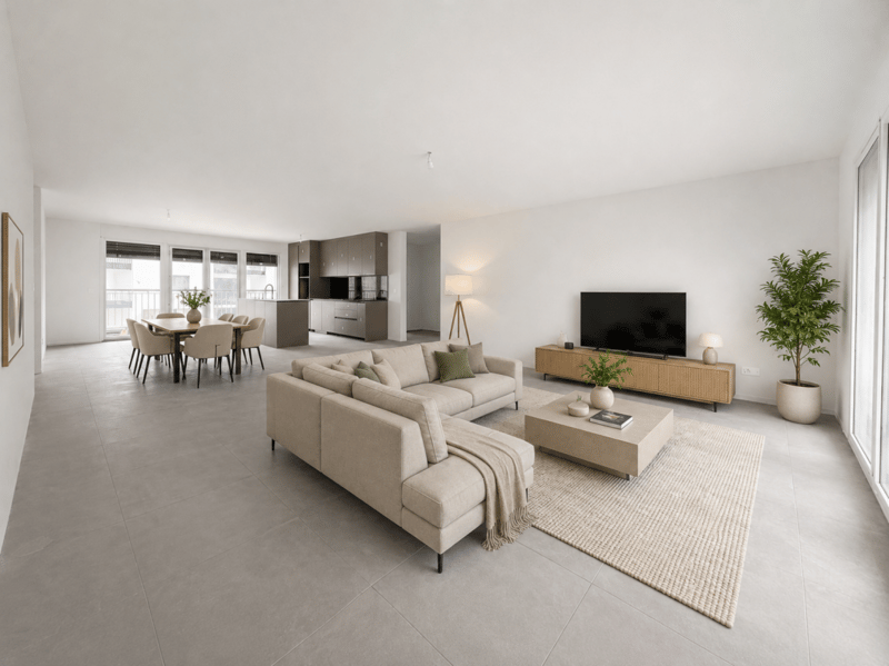 appartement neuf de 4,5 pièces au rez-de-chaussée à Farvagny (1)