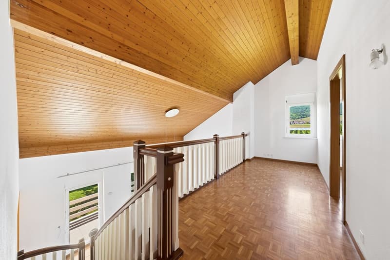 Galerie desservant les chambres de l'étage