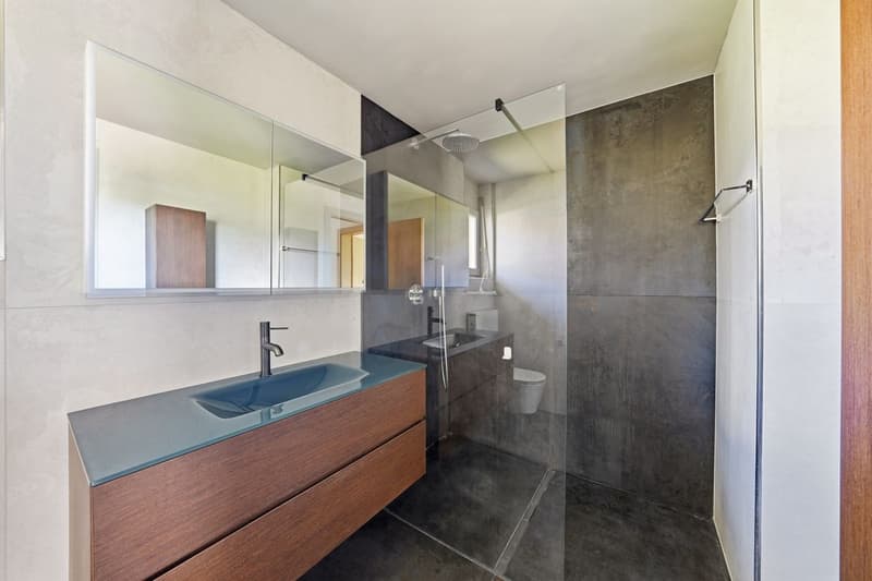 Salle de douche rénovée