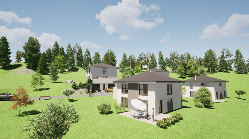 2123 St-Sulpice/NE Vente de 4 nouvelles villas familiales en cours de constructions (1)