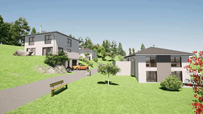 2123 St-Sulpice/NE Vente de 4 nouvelles villas familiales en cours de constructions (1)