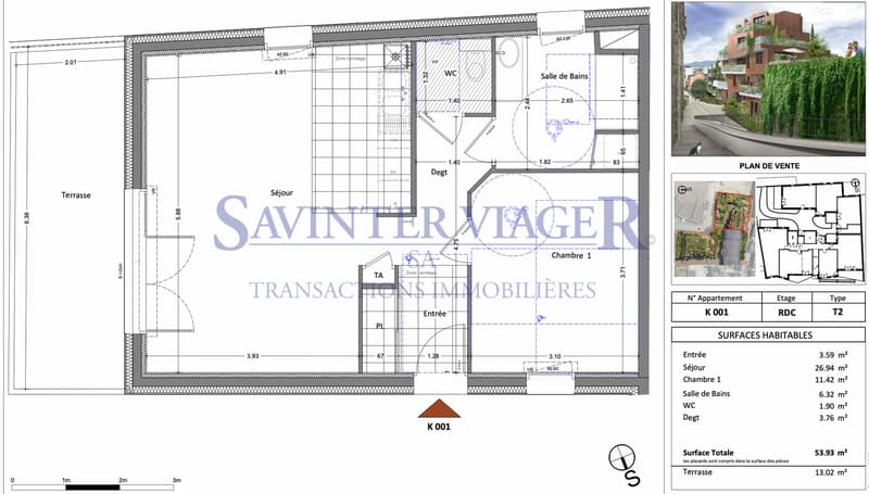 Appartement neuf, libre de suite. Aix-les-Bains. (12)