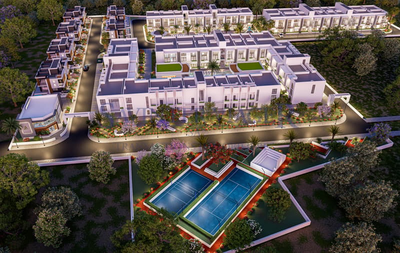 Appartement T2 dans complexe résidentiel à Chypre du Nord (2)
