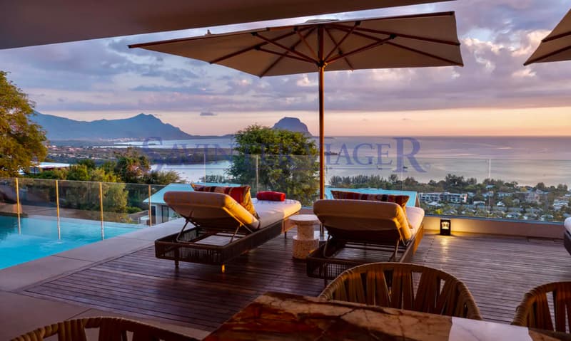 Villa ultra-luxueuse, vue panoramique,  Black River, Ile Maurice (3)