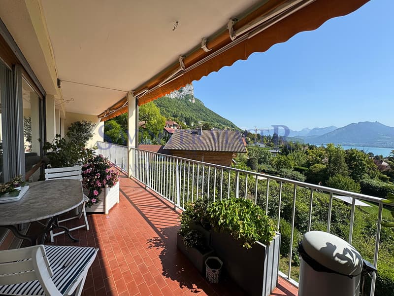 Villa sur les toits. Terrasse de 60m2. Vue lac 180. VIAGER. (10)