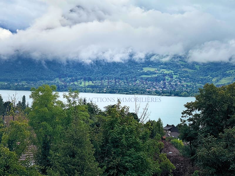 Villa sur les toits. Terrasse de 60m2. Vue lac 180. VIAGER. (13)