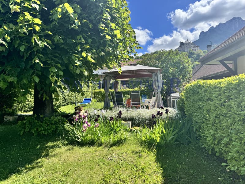 Jardin-vue château