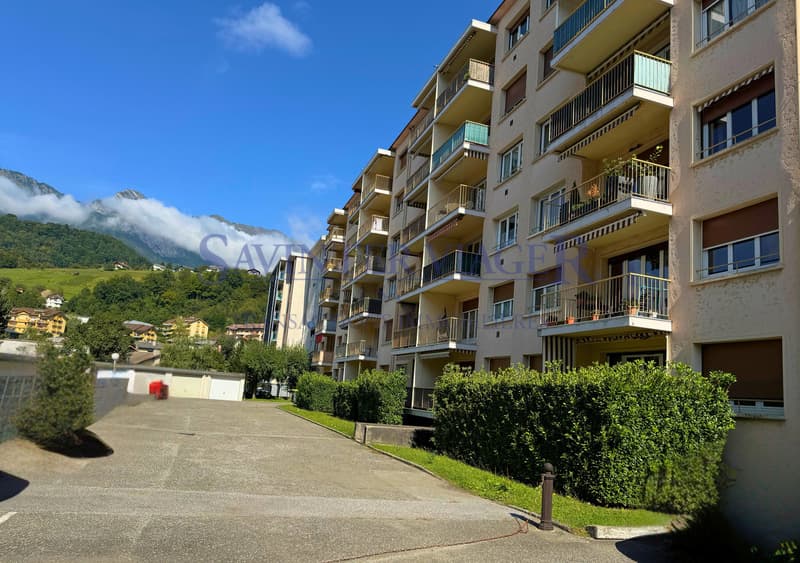 Albertville-centre. T4 traversant, 2 balcons. Viager (12)