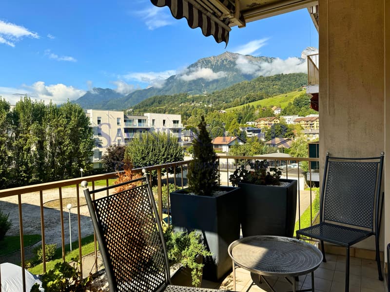Albertville-centre. T4 traversant, 2 balcons. Viager (2)