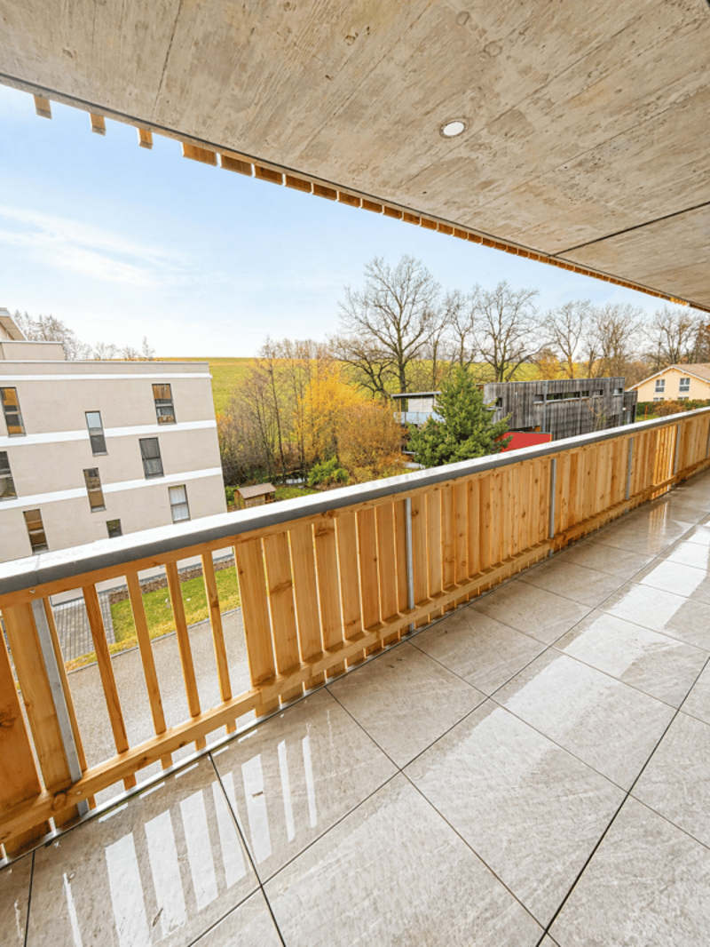 Nouvelle colocation haut de gamme - Chambres meublées avec balcon et terrasses à 2 pas de la gare de Châtel-St-Denis (14)