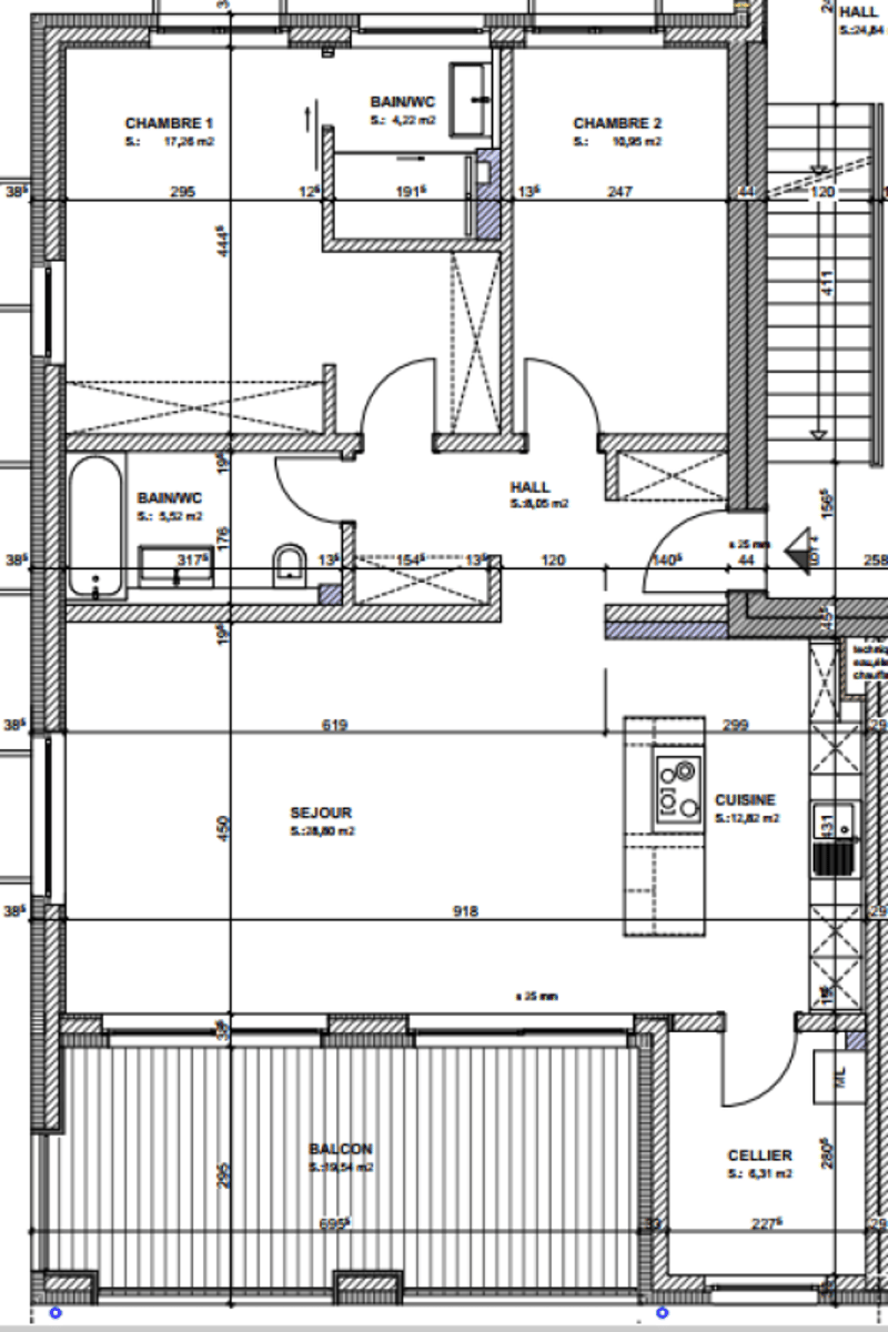 Appartement spacieux et lumineux de 3.5 pièces à St-Aubin FR (8)