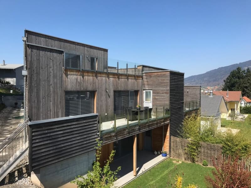 Superbe maison d'architecte à vendre à Châtel-St-Denis avec vue panoramique (12)