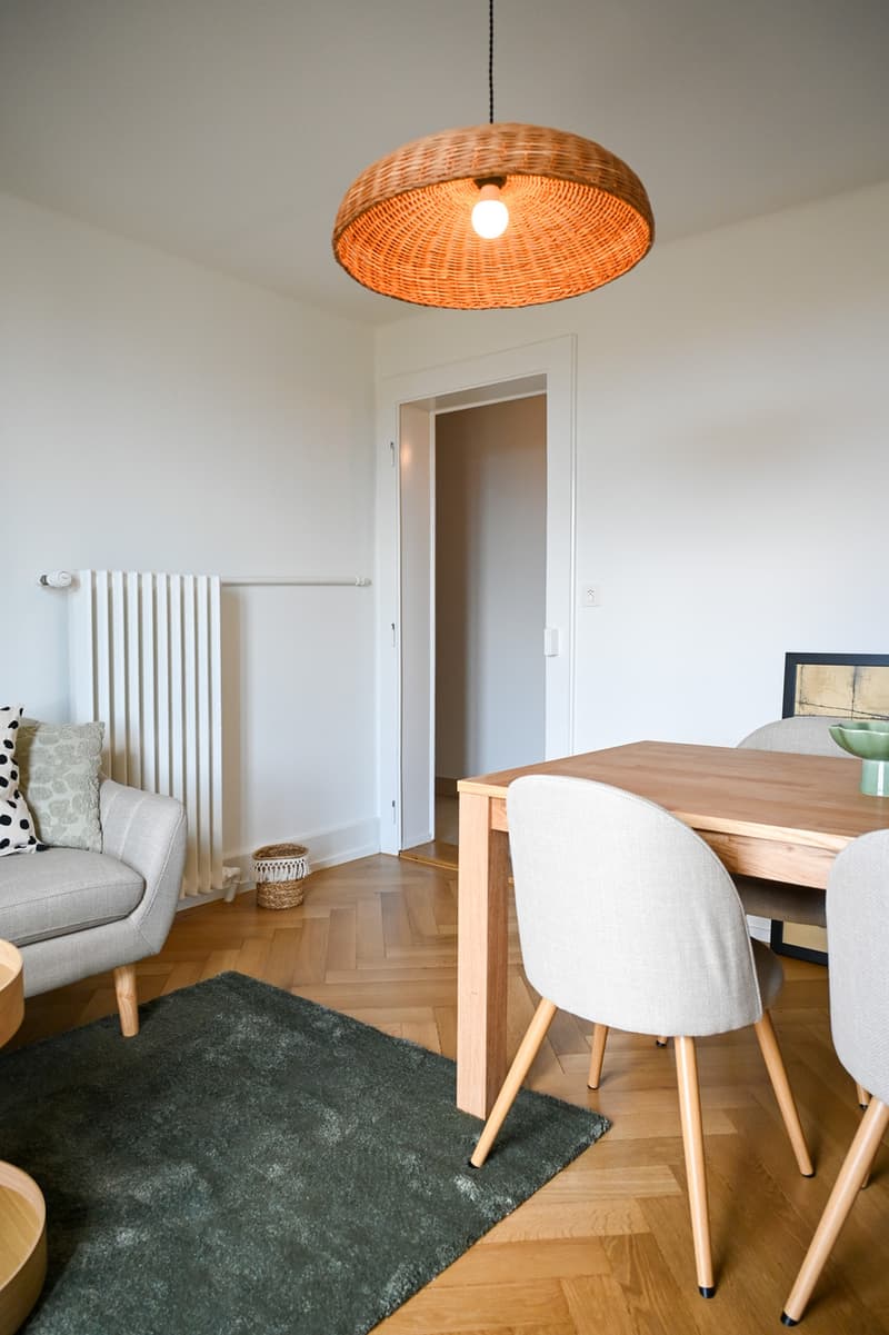 Magnifique appartement de 2,5 pièces meublé avec vue sur le lac et les Alpes (2)