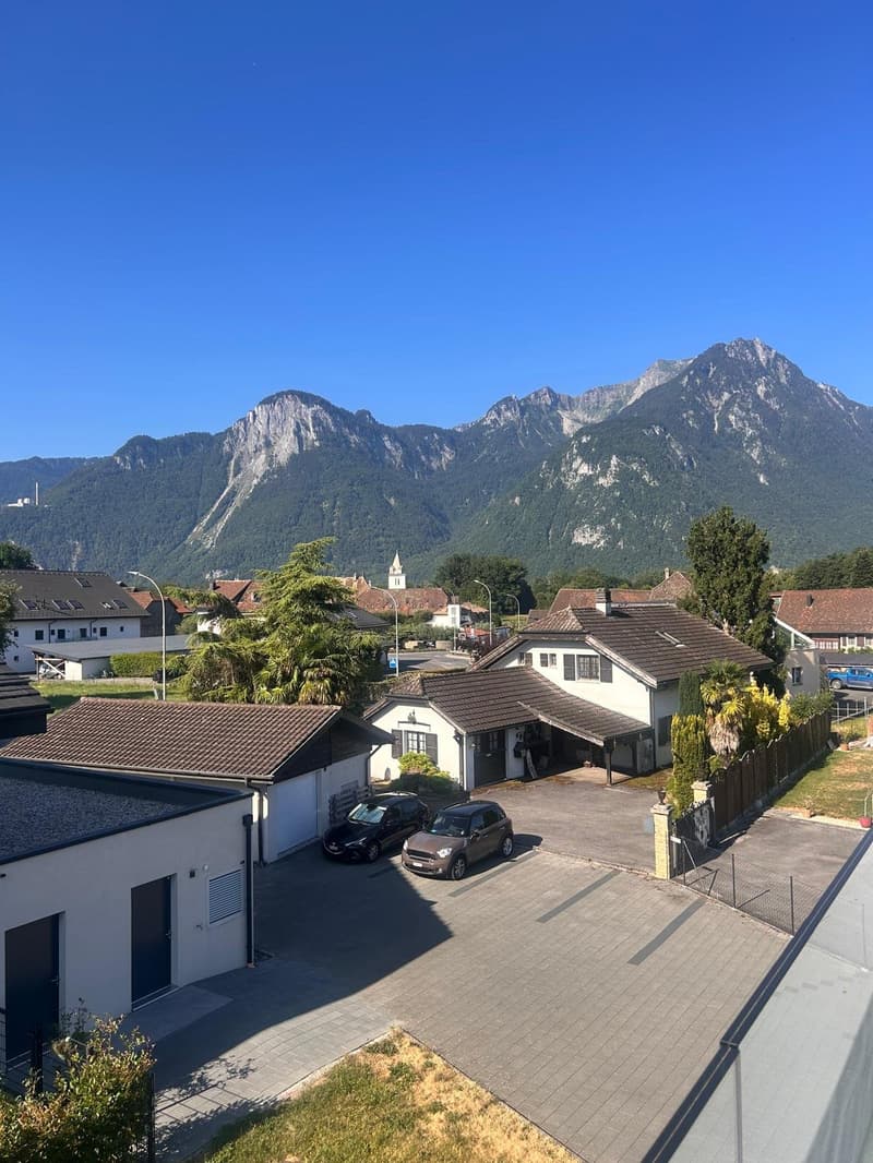 vue depuis balcon