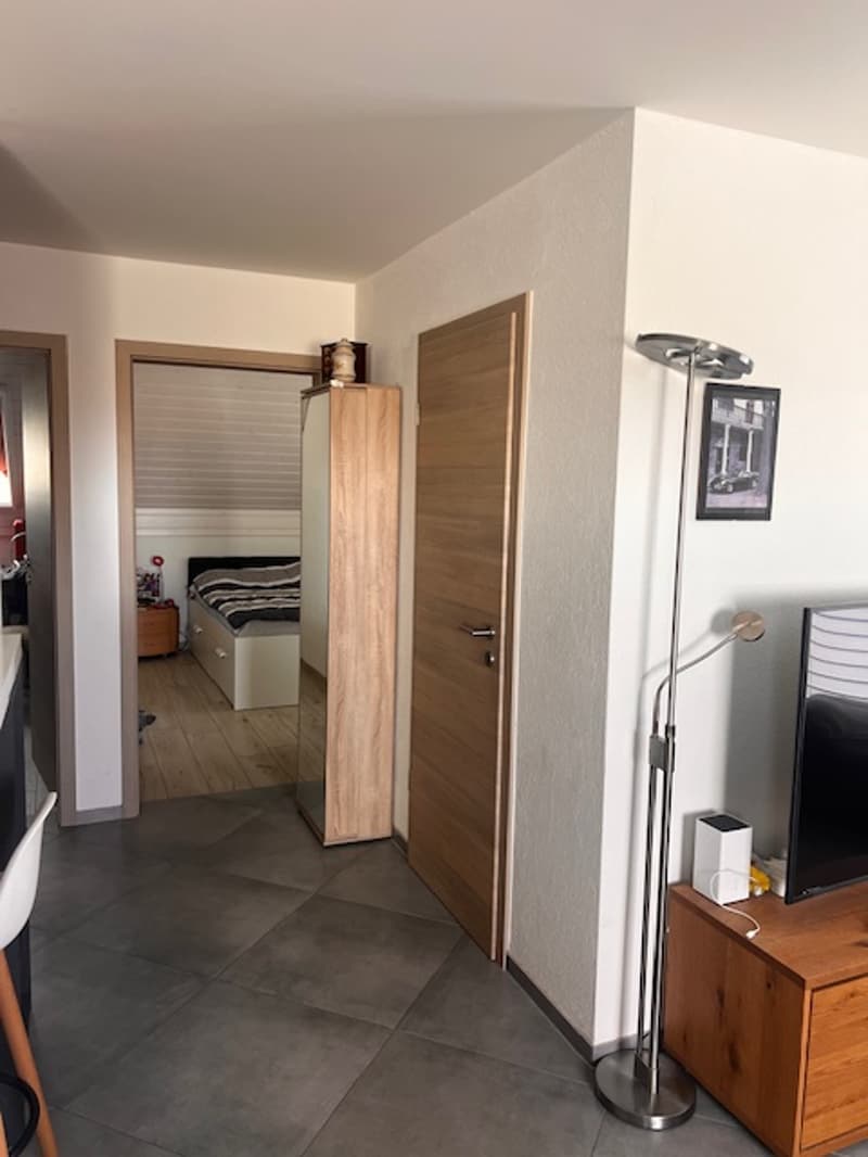 Appartement quasi neuf en attique avec terrasse à Villars-le-Terroir (4)