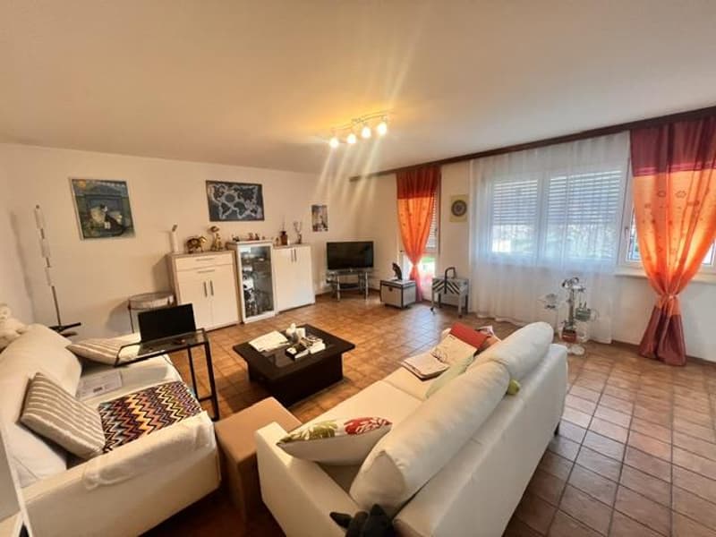 Appartement traversant avec balcons en viager à Gland (1)