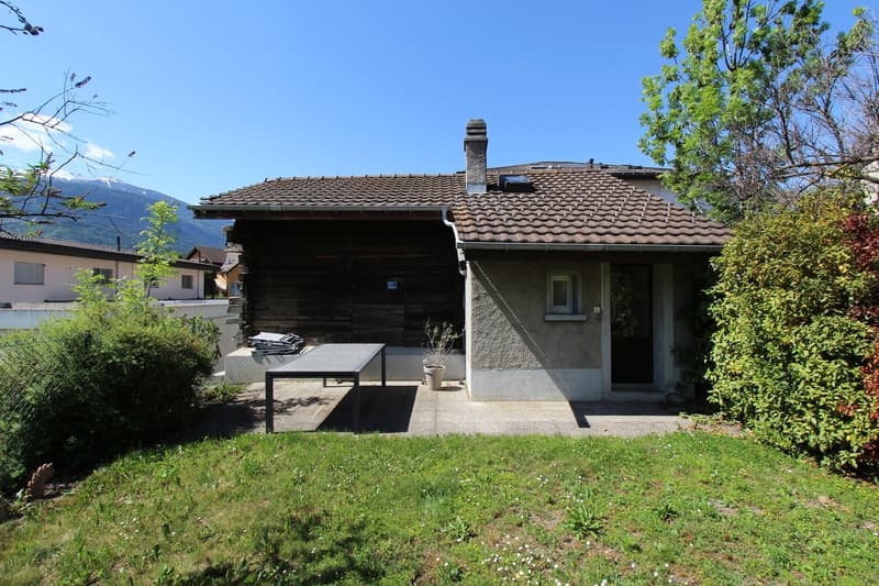 Autre point de vue de la terrasse