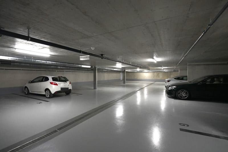 Vue intérieure parking