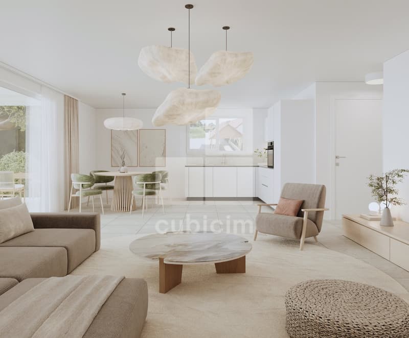 Appartement neuf de 3.5 pièces au rez-de-chaussée avec grand jardin (4)