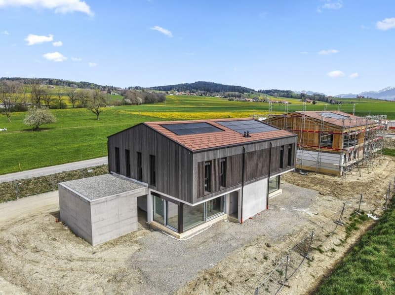 6 Villas jumelées neuves de 5.5 pces à Sâles (6)