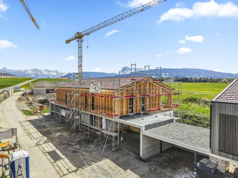 6 Villas jumelées neuves de 5.5 pces à Sâles (5)