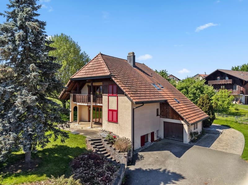 Villa de 2 appartements sur une parcelle 1'144 m² à Massonnens (2)