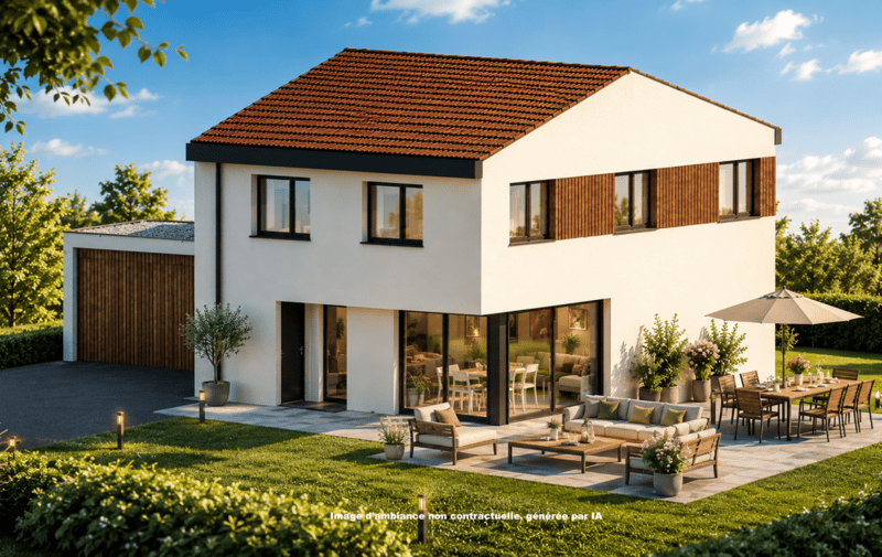 12 Villas individuelles neuves de 6.5 pces à Sâles (1)