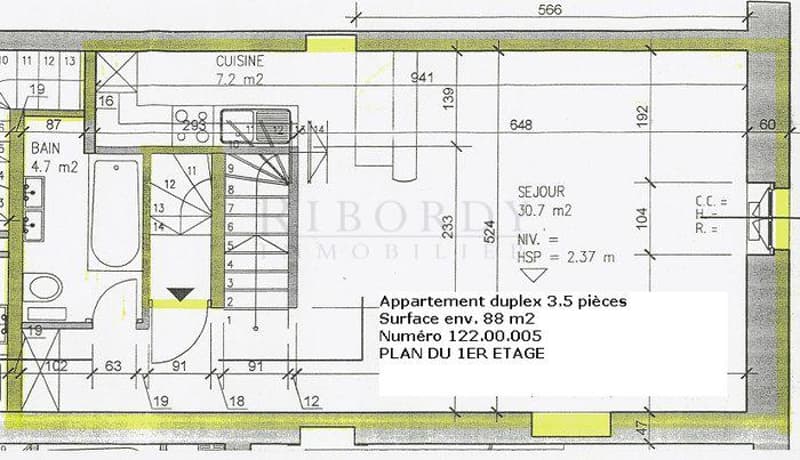 Corsier au calme, dans belle bâtisse campagnarde, appartement de 3.5 pièces ! (7)