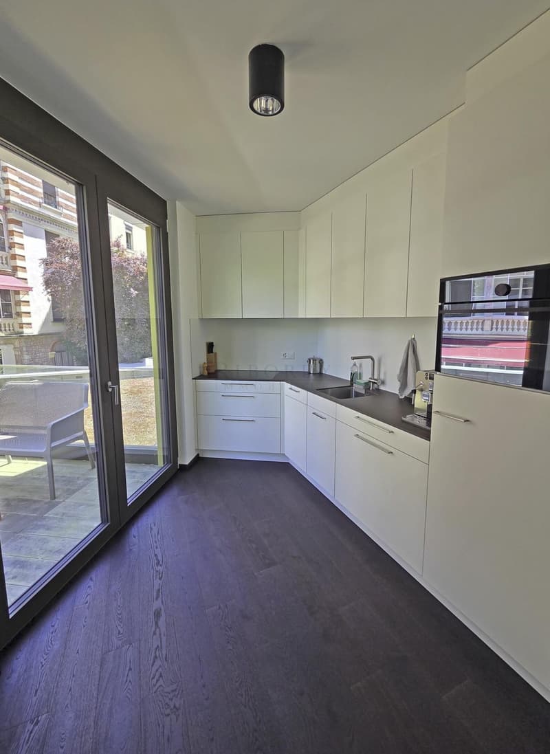 Superbe 3.0 pièces contemporain avec spacieuse terrasse, meublé (3)