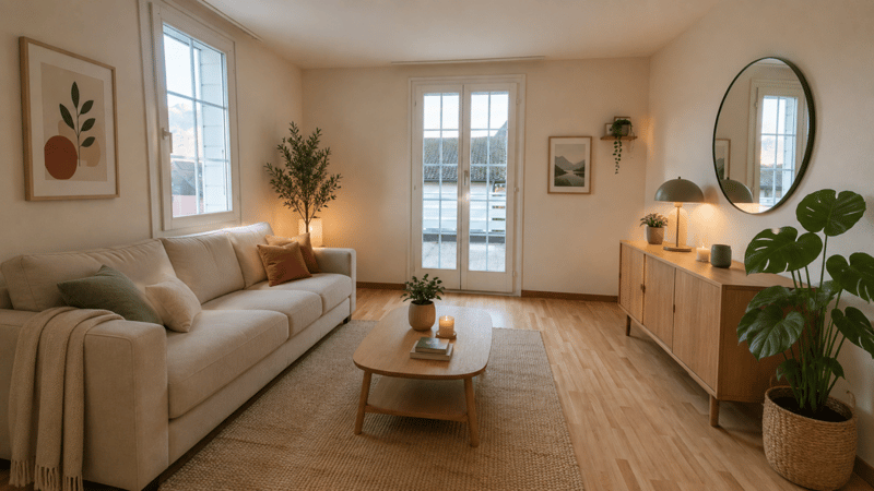 salon ou chambre - simulation home staging