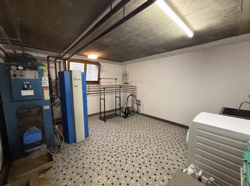 Chaufferie et buanderie