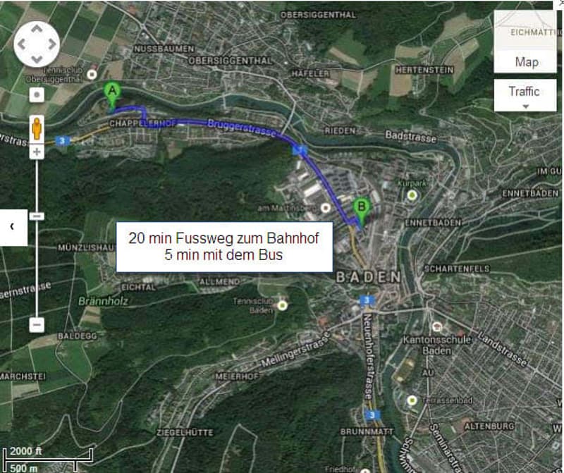 Einzelzimmer / Zimmer in WG - Furnished Single Room - 5 min zum Bahnhof Baden (6)