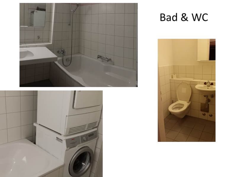 Einzelzimmer / Zimmer in WG - Furnished Single Room - 5 min zum Bahnhof Baden (5)